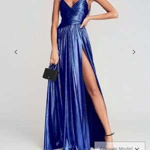 Retrofete doss pleated gown